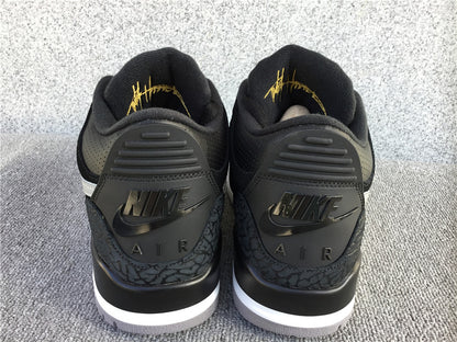 Jordan 3 "Tinker Black Cement Gold"