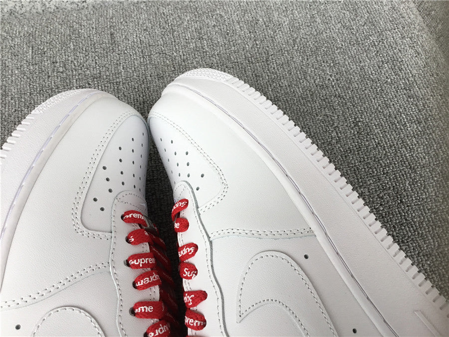 Supreme x Air Force 1 Low White