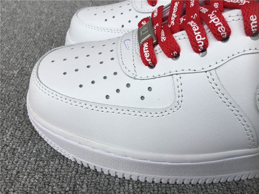 Supreme x Air Force 1 Low White