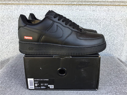 Air Force 1 x Supreme Low Black