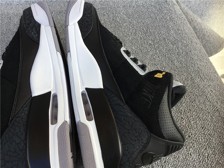 Jordan 3 "Tinker Black Cement Gold"