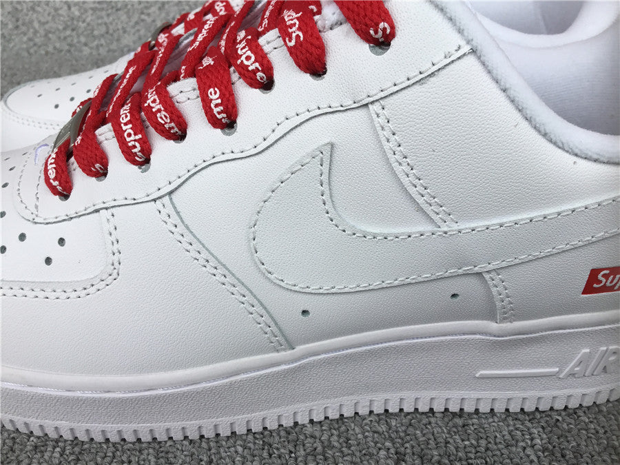 Supreme x Air Force 1 Low White