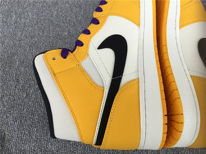 Jordan 1 Mid SE Lakers (GS)