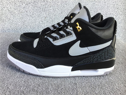 Jordan 3 "Tinker Black Cement Gold"