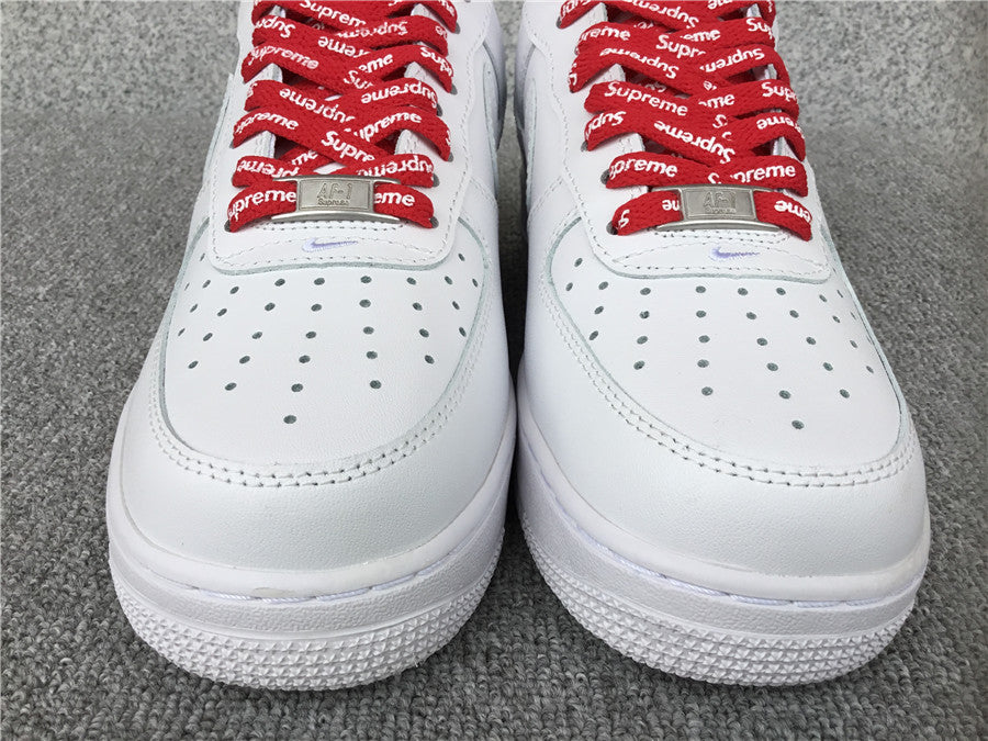 Supreme x Air Force 1 Low White