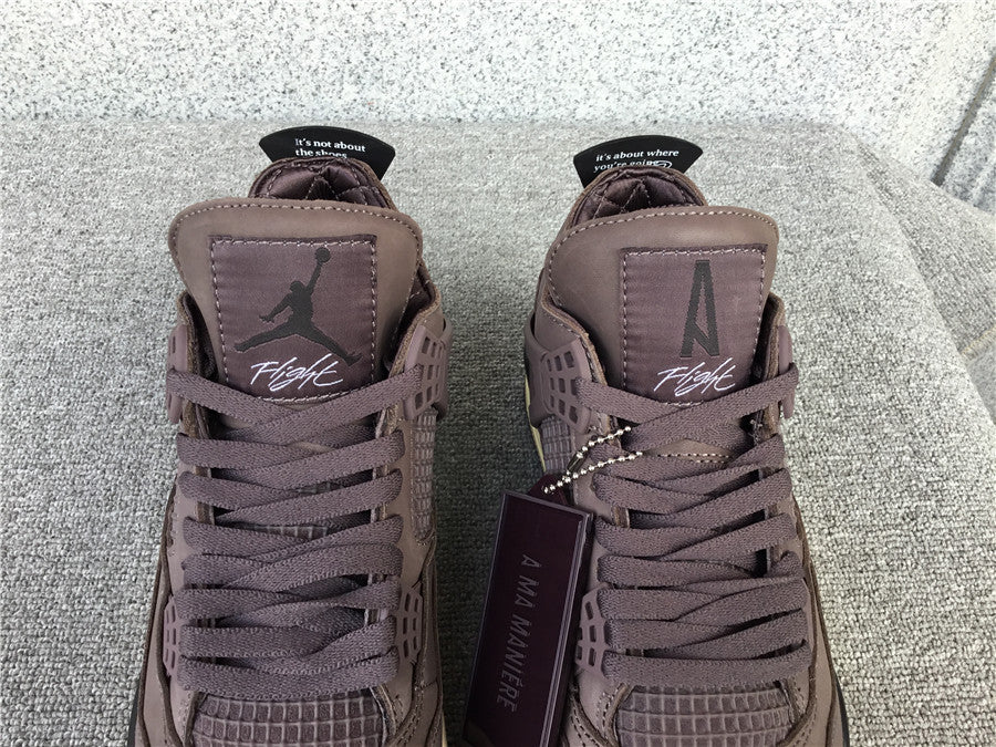 A Ma Maniére x Air J ordan 4 Violet Ore