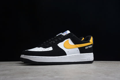 Force 1 Low Athletic Club BlackWhite -University Gold