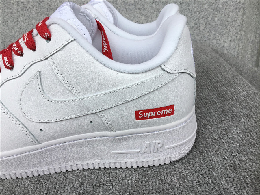 Supreme x Air Force 1 Low White