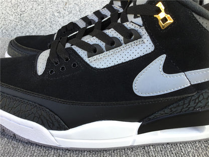 Jordan 3 "Tinker Black Cement Gold"