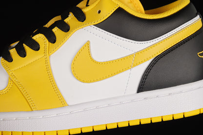 Jordan 1 Low Gs "University Gold White-Black"