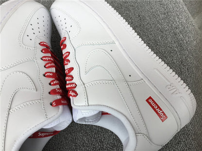 Supreme x Air Force 1 Low White