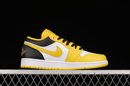 Jordan 1 Low Gs "University Gold White-Black"