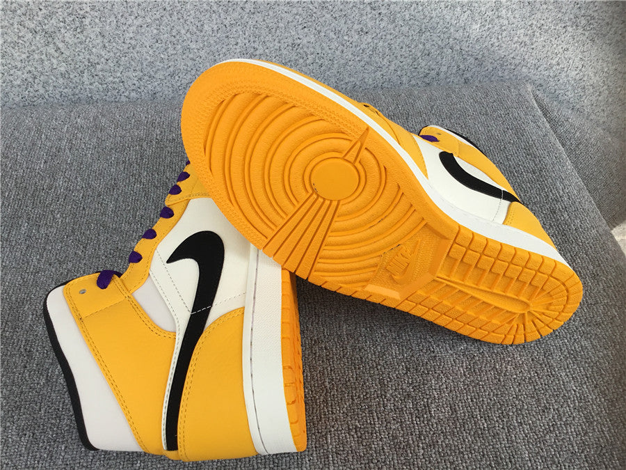 Jordan 1 Mid SE Lakers (GS)