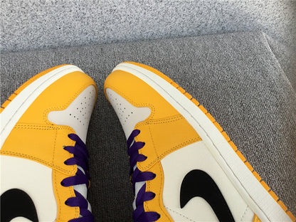 Jordan 1 Mid SE Lakers (GS)