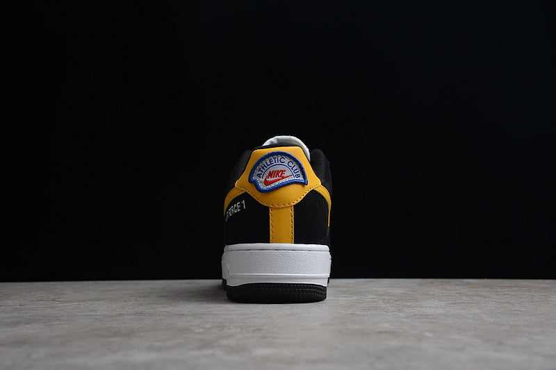 Force 1 Low Athletic Club BlackWhite -University Gold